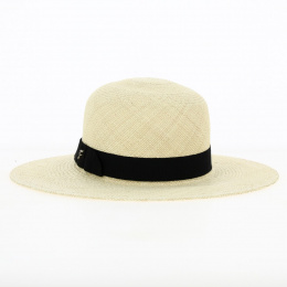 Lina Wide-Brimmed Natural Straw Hat - Flechet