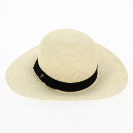 Lina Wide-Brimmed Natural Straw Hat - Flechet