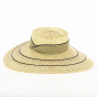 Natural Straw Leila Wide-Brimmed Hat - Flechet