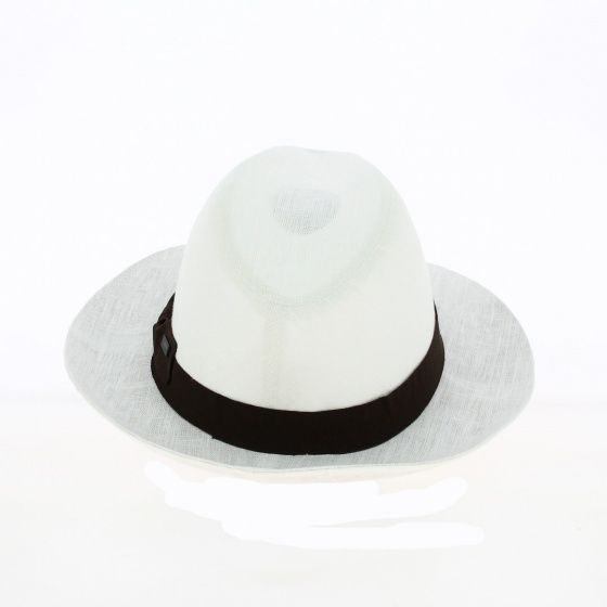 Chapeau Fedora Borsa Lin Blanc - Guerra 1855 Chapeau Fedora Borsa Lin Blanc - Guerra 1855