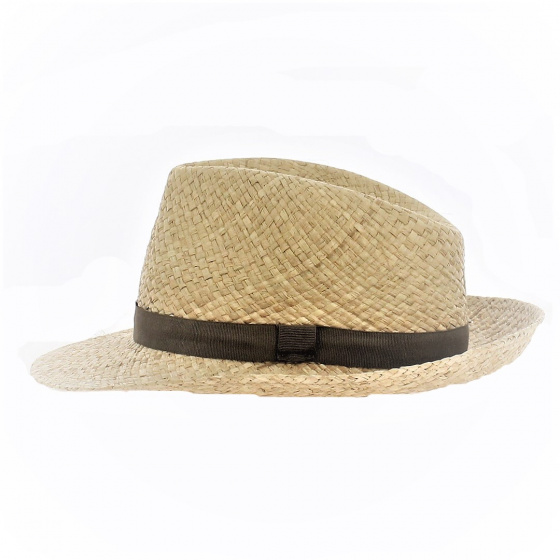 Mickael Fedora Hat Raffia Straw - Traclet