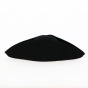 Hat Large Tricorne Wool Felt Black Unlined - Traclet