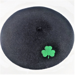 Saint Patrick's Embroidered Beret - Traclet