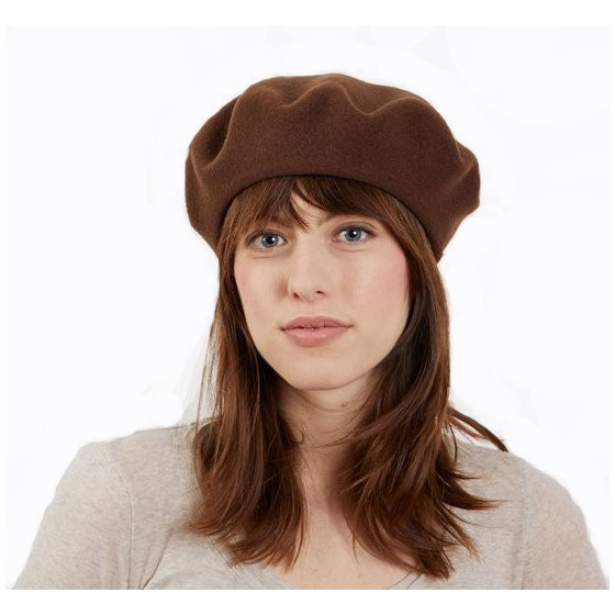 Brown Paris Beret - Heritage by Laulhère
