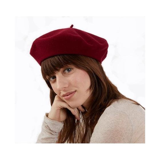 Heritage Beret by Laulhère - Burgundy