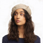 Summer Pluma Sesame Cotton Beret - Heritage by Laulhère