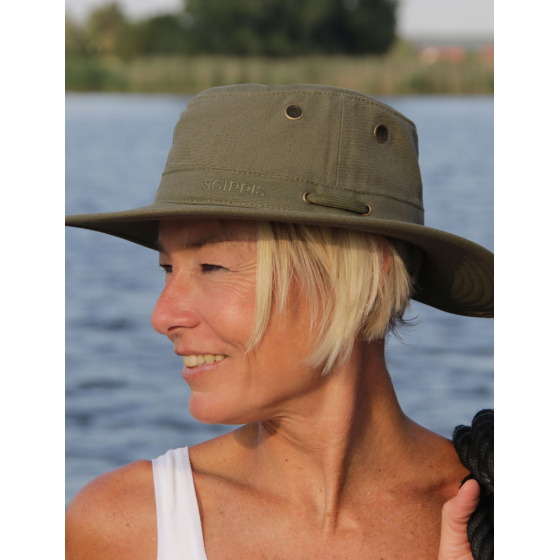 Brown Explorer Traveller Hat UPF 50+ - Scippis - Traclet Brown Explorer Traveller Hat UPF 50+ - Scippis - Traclet