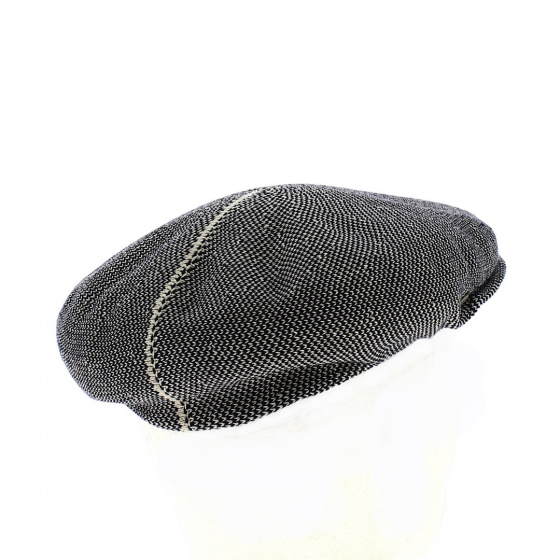 Béret Basque Été Gabe Marine & Beige - Laulhère Béret Basque Été Gabe Marine & Beige - Laulhère