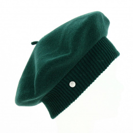 Parisienne Heritage Beret by Laulhère - Botanical Green