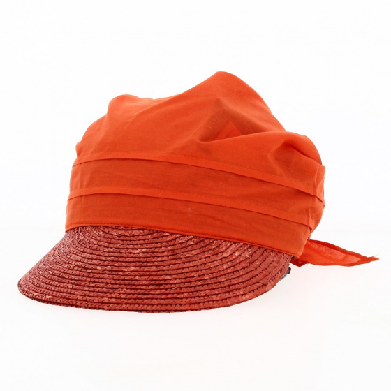 Straw Alliance cap Coral - Seeberger
