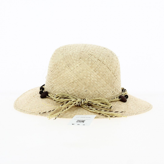 Summer Wide Brim Hat Brigitte Raffia Straw - Traclet