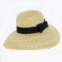 Odile wide-brimmed straw hat - Traclet