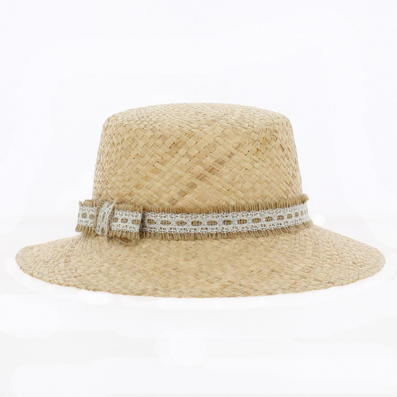 Lea Straw Visor Cap - Traclet