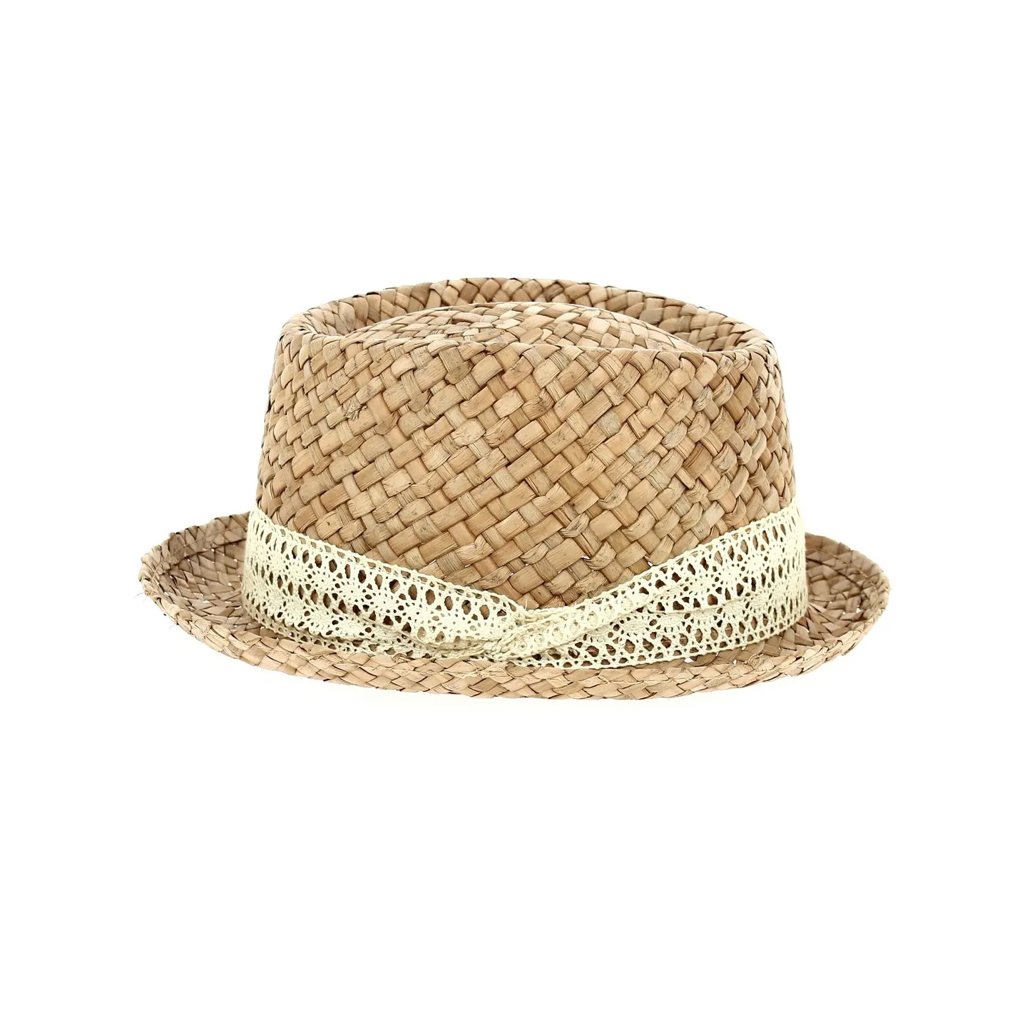 Chapeau Porkpie Maui Paille Naturelle - Traclet Reference : 18085 | Chapellerie Traclet
