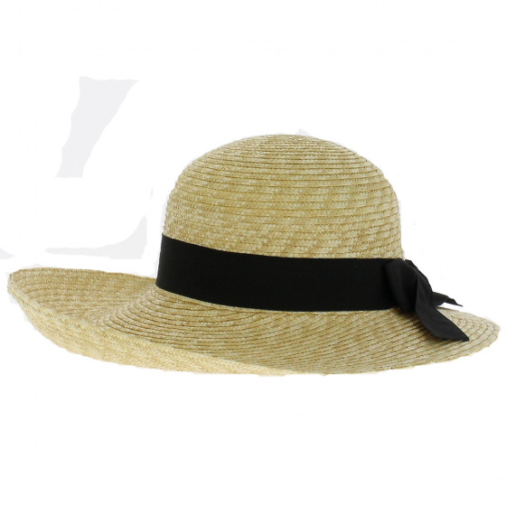 Alexandra Wide-Brimmed Straw Hat - Traclet