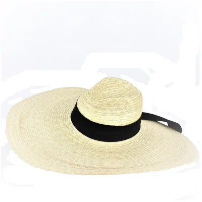 Esmée Wide Brim Natural Straw Hat - Traclet  Reference: 8180 | Traclet Hatmakers