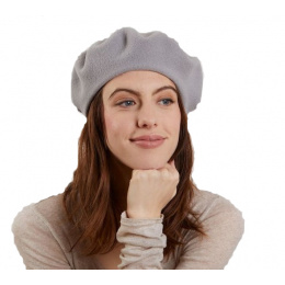 Grey Wool Paris Beret - Heritage by Laulhère