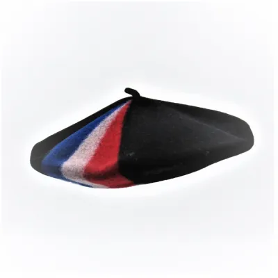 Black Patriot Beret - Le Béret Français Reference: 6467 | Chapellerie Traclet