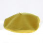 Classic Yellow Wool Beret - Traclet