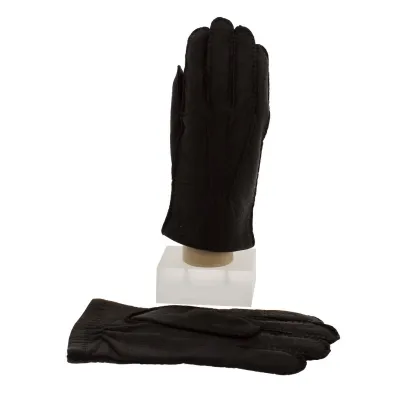 Gants Pécari Noir Non Doublé  - Traclet Reference : 18111| Chapellerie Traclet
