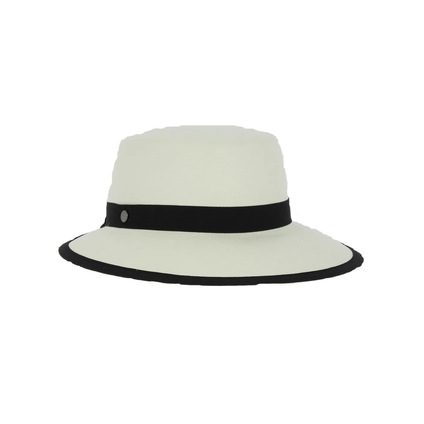 Casquette Panama Blanchi Ruban Noir - City Sport Reference : 1766 | Chapellerie Traclet