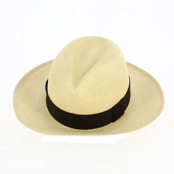 Brown Ribbon Panama Traveler Hat - Traclet