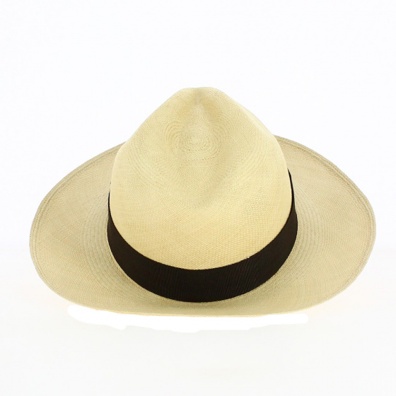 Chapeau Traveller Panama Ruban Marron - Traclet
