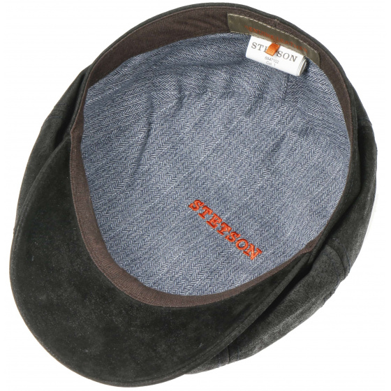 Burney Black Hatteras Cap - Stetson Burney Black Hatteras Cap - Stetson