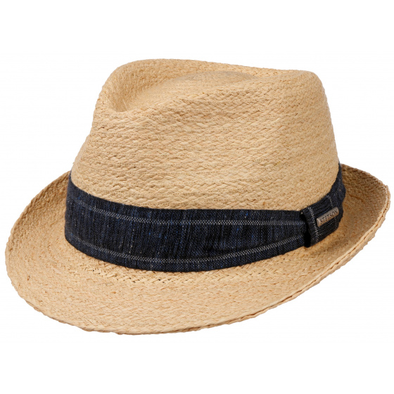 Trilby Mensha Raffia Straw Hat UPF 40+ - Stetson