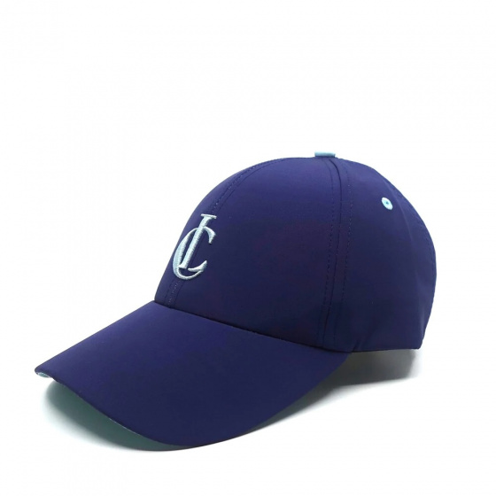 Navy Recycled Polyester Baseball Cap - Le chapoté