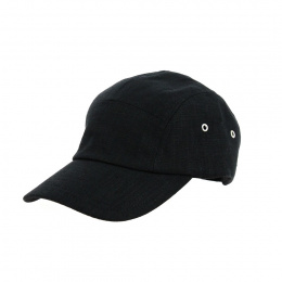 5 Panel Cap Tristel Cotton Black - Traclet