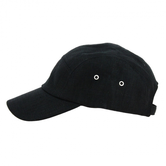 Casquette 5 Panels Tristel Coton Noir - Traclet