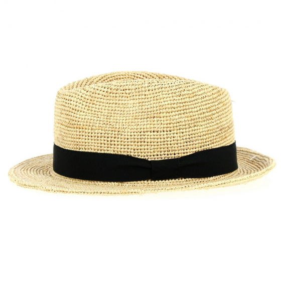 Lucas Raffia Trilby Hat - Traclet