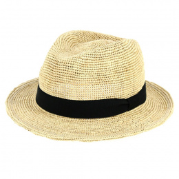 Lucas Raffia Trilby Hat - Traclet