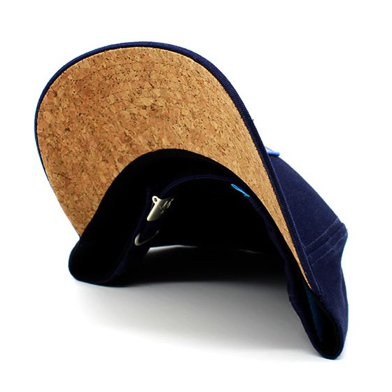 Navy Cotton Brazil Baseball Cap - Woed