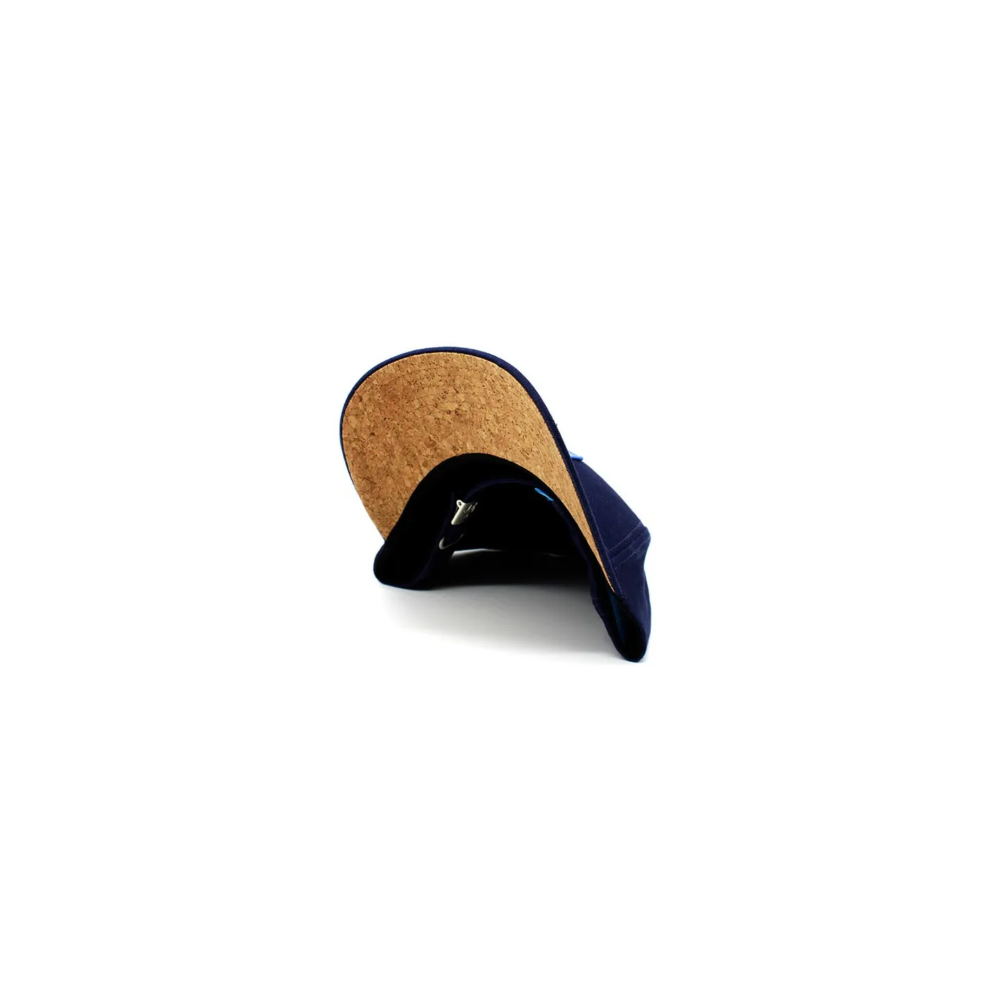Navy Cotton Brazil Baseball Cap - Woed Reference: 18145| Chapellerie Traclet