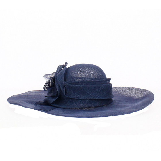 Capeline de Cérémonie Corinne Paille Sisal Made in France - Traclet