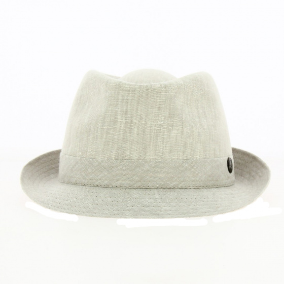 Chapeau Rufin Trilby Lin Beige - Traclet Chapeau Rufin Trilby Lin Beige - Traclet