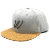 Gainsboro Grey Snapback Cap - Woed Reference: 181452| Traclet Hat Shop