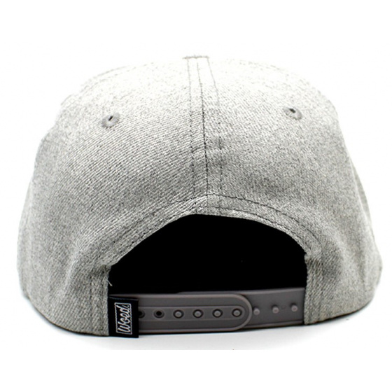 Gainsboro Grey Snapback Cap - Woed