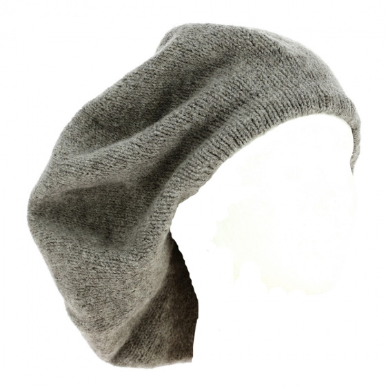 Grey Irish Wool Beret - Traclet
