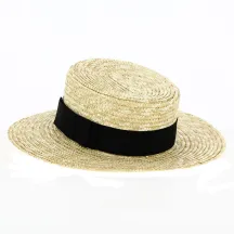 Matador Natural Straw Boater Hat - Traclet Reference: 18157 | Traclet Hat Shop