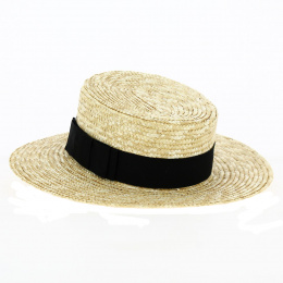Matador Natural Straw Boater Hat - Traclet