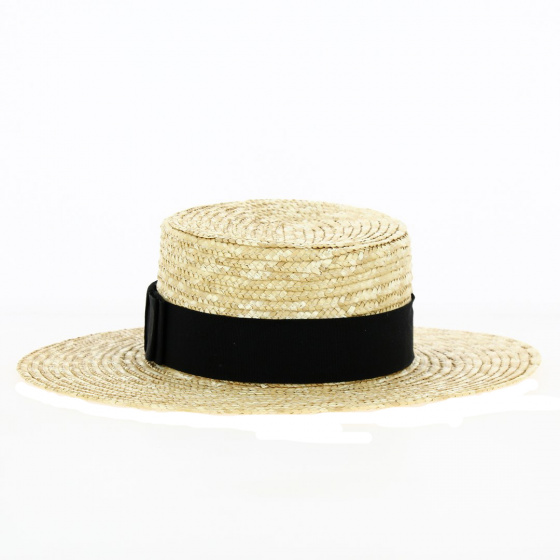 Matador Natural Straw Boater Hat - Traclet