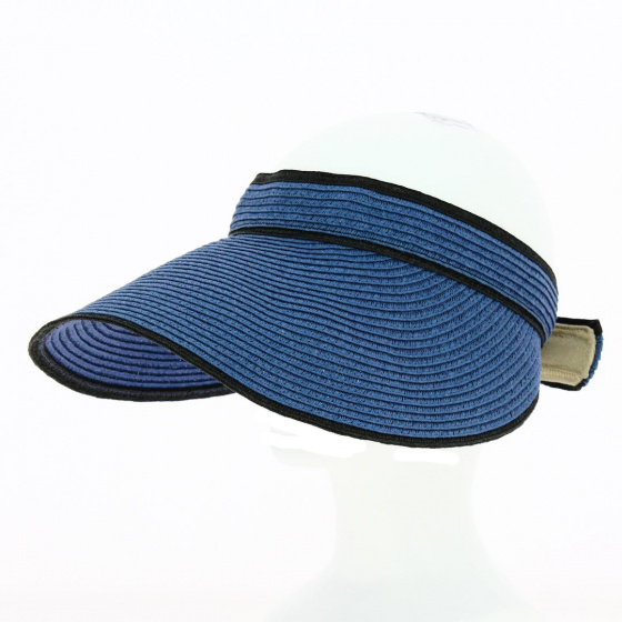 Blue paper straw visor - Traclet Blue paper straw visor - Traclet