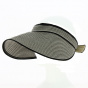 Mouse grey paper straw visor - Traclet