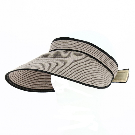 Visor straw paper taupe - Traclet Visor straw paper taupe - Traclet