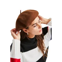 Béret Audrey Laine Café- Brixton Reference : 8492 | Chapellerie Traclet