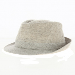 Trilby Pergole Linen Beige Hat - Traclet
