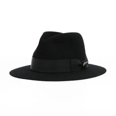 Chapeau Traveller Indiana Jones Feutre Poil Noir - Mayser